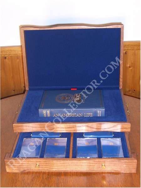 Ronald Reagan Signed Limited First Edition <i>An American Life</i> with Oak Presentation Box