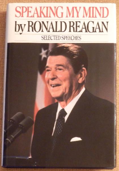 Ronald Reagan Signed First Edition <i>Speaking My Mind</i> Signed on Bookplate